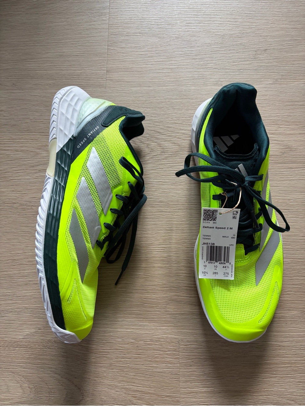Adidas Defiant Speed 2 Tennis Shoes Mens Size 10.5 NEW